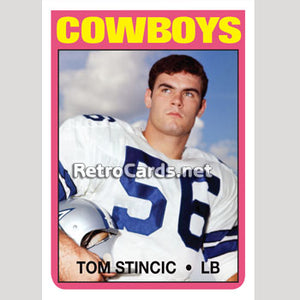 1972T Tom Stincic Dallas Cowboys