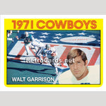 1972T Walt Garrison Champs Dallas Cowboys