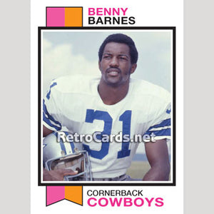 1973T Benny Barnes Dallas Cowboys