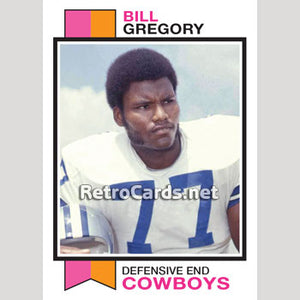 1973T Bill Gregory Dallas Cowboys