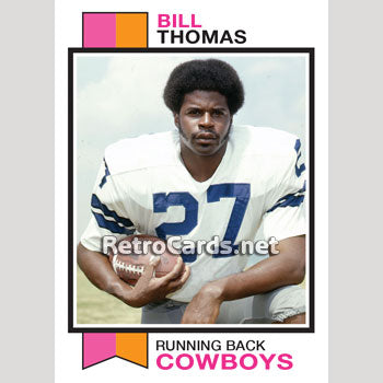 1973T Bill Thomas Dallas Cowboys – RetroCards