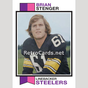 1973T Brian Stenger Pittsburgh Steelers