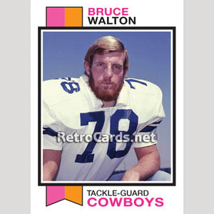 1973T Bruce Walton Dallas Cowboys