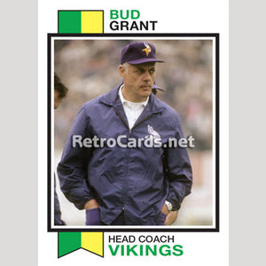 1973T Bud Grant Minnesota Vikings