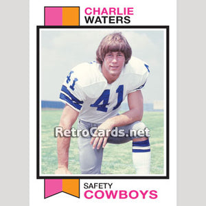 1973T Charlie Waters Dallas Cowboys