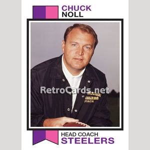 1973T Chuck Noll Pittsburgh Steelers