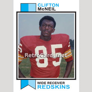 1973T Clifton McNeil Washington Redskins