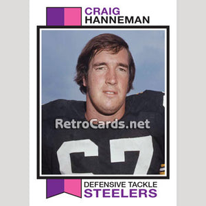 1973T Craig Hanneman Pittsburgh Steelers