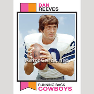 1973T Dan Reeves Dallas Cowboys
