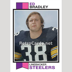 1973T Ed Bradley Pittsburgh Steelers