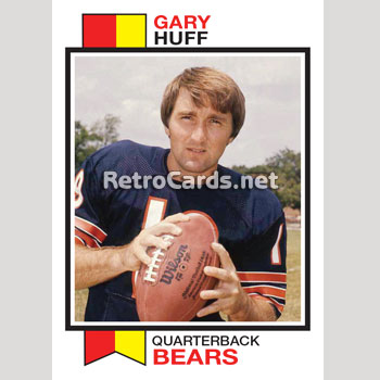 1973T-Gary-Huff-Chicago-Bears