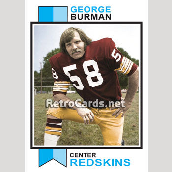 1973T-George-Burman-Washington-Redskins
