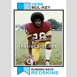 1973T Herb Mul-Key Washington Redskins