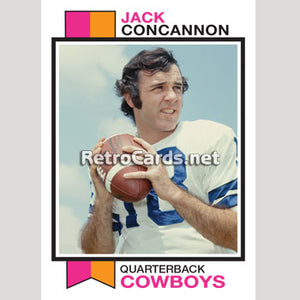 1973T Jack Concannon Dallas Cowboys