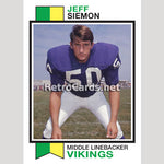 1973T-Jeff-Siemon-Minnesota-Vikings