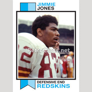 1973T Jimmie Jones Washington Redskins