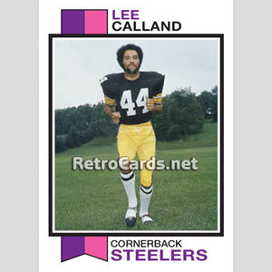 1973T Lee Calland Pittsburgh Steelers