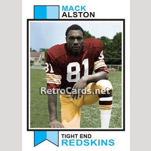 1973T Mack Alston Washington Redskins