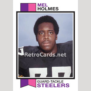 1973T Mel Holmes Pittsburgh Steelers
