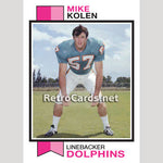 1973T-Mike-Kolen-Miami-Dolphins