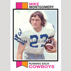 1973T Mike Montgomery Dallas Cowboys