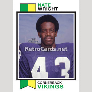 1973T Nate Wright Minnesota Vikings