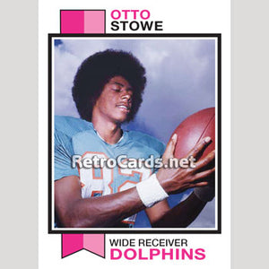1973T Otto Stowe Miami Dolphins