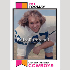 1973T Pat Toomay Dallas Cowboys