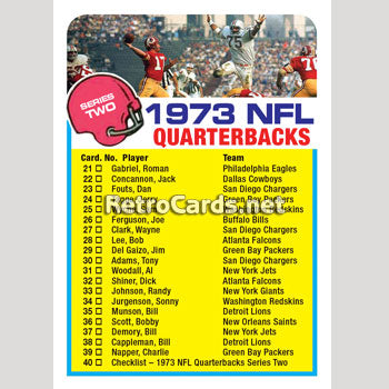 1973T-QBs-Series-Two-Checklist