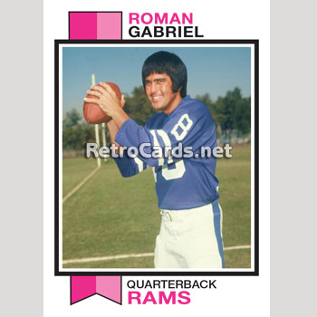1973T-Roman-Gabriel-Los-Angeles-Rams
