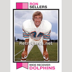 1973T Ron Sellers Miami Dolphins