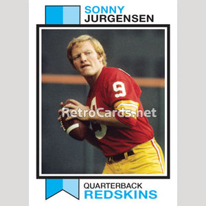 1973T Sonny Jurgensen Washington Redskins