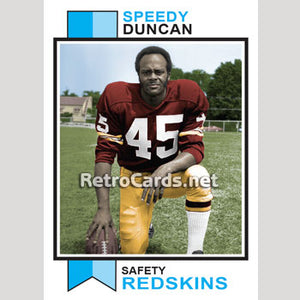 1973T Speedy Duncan Washington Redskins