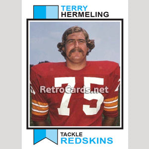 1973T Terry Hermeling Washington Redskins