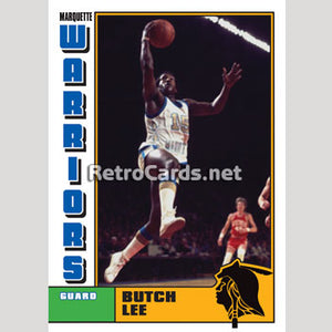 1977 Butch Lee Marquette Warriors