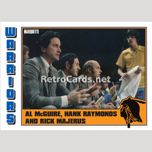 1977 Coaching Staff Marquette Warriors