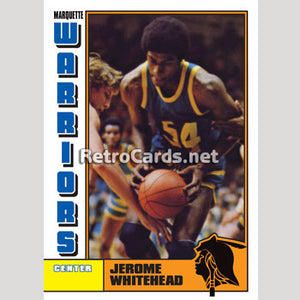 1977 Jerome Whitehead Marquette Warriors