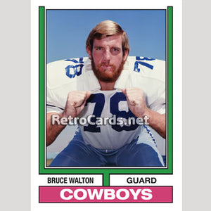 1974T Bruce Walton Dallas Cowboys