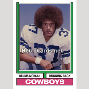 1974T Dennis Morgan Dallas Cowboys