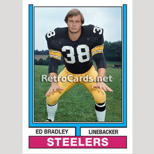 1974T Ed Bradley Pittsburgh Steelers