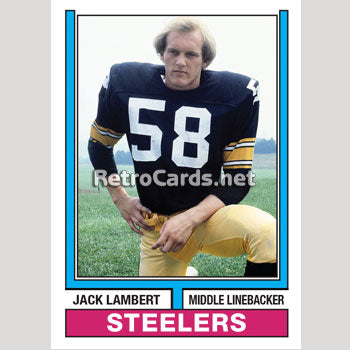 Pittsburgh Steelers Jack Lambert Highland Mint Hall of Fame