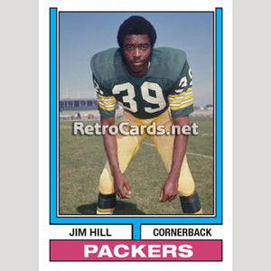 1974T Jim Hill Green Bay Packers