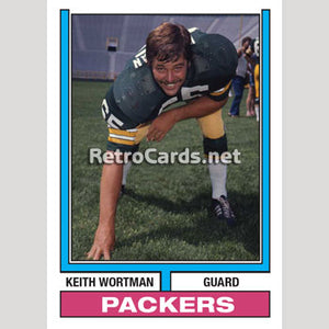 1974T Keith Wortman Green Bay Packers