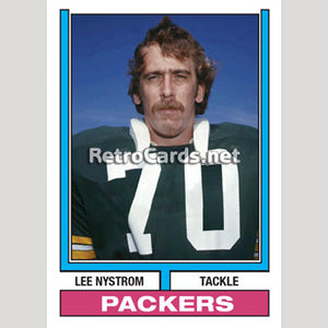 1974T Lee Nystrom Green Bay Packers