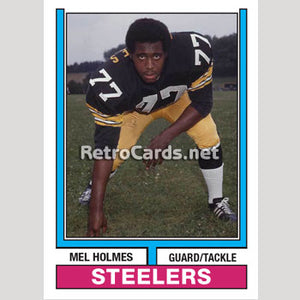 1974T Mel Holmes Pittsburgh Steelers