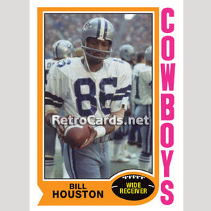 1974TNBA Bill Houston Dallas Cowboys