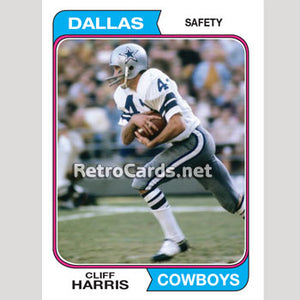 1974TMLB Cliff Harris Dallas Cowboys