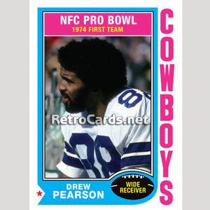 1974TNBA Drew Pearson Dallas Cowboys
