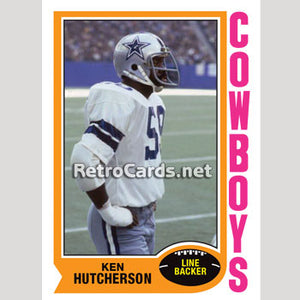 1974TNBA Ken Hutcherson Dallas Cowboys