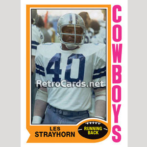 1974TNBA Les Strayhorn Dallas Cowboys